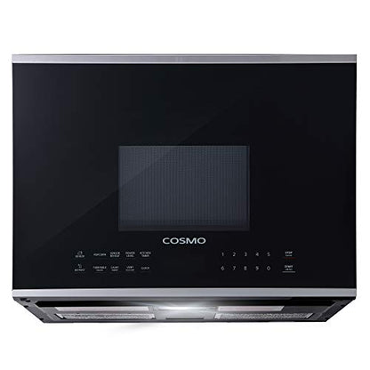 24 in. Stellar Coll 1.3 cu ft Over the Range Microwave, Vent Fan, Stainless