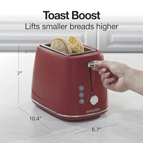 Proctor Silex 2 Slice Toaster With Bagel, Defrost & Cancel Buttons