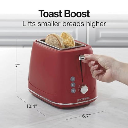 Proctor Silex 2 Slice Toaster With Bagel, Defrost & Cancel Buttons