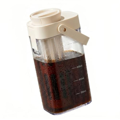 Xarfxco Cold Brew Coffee Maker, 40oz BPA-Free Iced Coffee and Tea Pitcher
