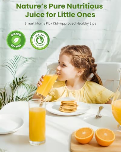 LINKChef Cold Press Juicer Machines, 130mm Diameter and 1.8L Capacity Juicers Whole Fruit and Vegetable, 250W Masticating Slow Juicer with Automatic Cutting, BPA-Free Tritan