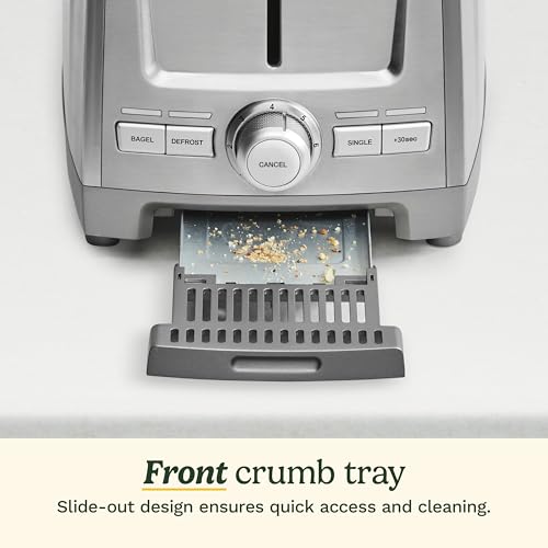 Cuisinart 2-Slice XL Slot Stainless Steel Toaster, Stainless Steel, CPT-1600