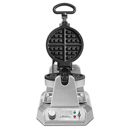 Waring Commercial Belgian Waffle Maker, 25 Waffles per Hour, Rotary Feature for Even Baking, Triple-Coated Nonstick Plates, NSF Certified, WW180X