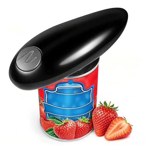 Electric Automatic Can Opener, Fits All Can Sizes, Safe Smooth - Edge, Battery - Powered & Hands - Free, Automatic Can Opener Hands FreeI Deal for Seniors with Arthritis, Weak Hands & Kids