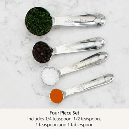 All-Clad 59918 Stainless Steel Measuring Spoon Set