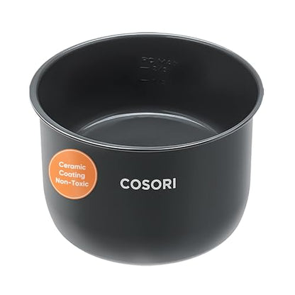 Cosori Pressure Cooker Ceramic Inner Pot, Compatible with Cosori Pressure Cooker CMC-CO601-SUS Only, BPA-Free, Non-Stick, CRP-CO601IP-SUS