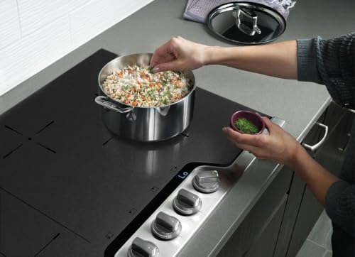 Frigidaire Professional FPIC3077RF 30" ADA Compliant Induction Cooktop with 4 Elements, PowerPlus Induction Technology, SpacePro Bridge Element, and Knob Controls: Stainless Steel