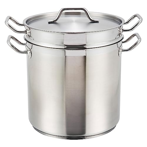 Winco 20qt S/S Steamer/Pasta Cooker