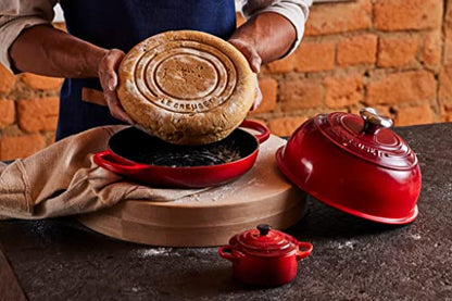 Le Creuset Enameled Cast Iron Signature Round Bread Oven, 9.5 inch, Cerise