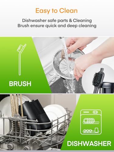 Juicer Machines, 600W Centrifugal Juicer with Wide Mouth 3” Feed Chute for Whole Vegetable and Fruit with 3-Speed Setting, Easy to Clean, BPA Free, High Yield Juice, Juice Recipe Included