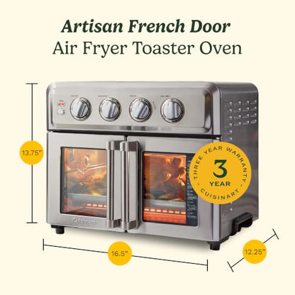 Cuisinart Air Fryer Toaster Oven, Artisan French-Door Design, 7 Functions