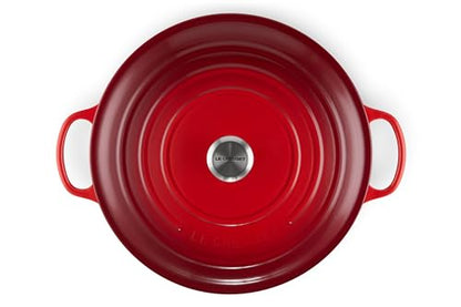Le Creuset Enameled Cast Iron Signature Round Dutch Oven, 13.25 qt., Cerise