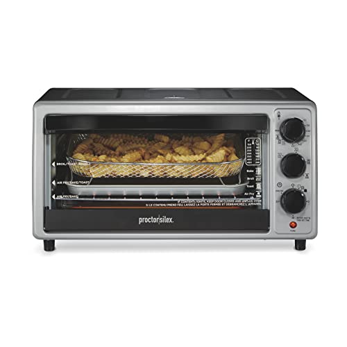 Proctor Silex 6 Slice Countertop Air Fryer Toaster Oven Combo