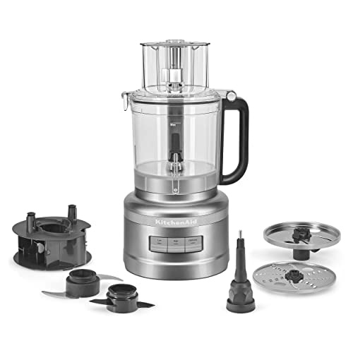KitchenAid 13-Cup Food Processor, KFP1318, Contour Silver