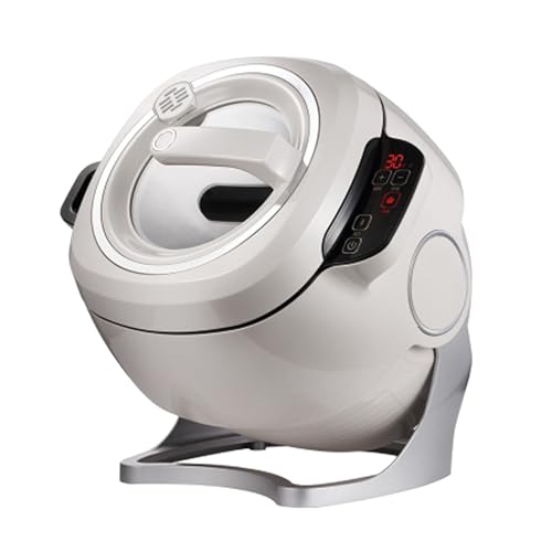 Automatic Cooking Machine, 6L Auto Cooking Wok, 3 Speed Adjustable, 360° Automatic Rotation, for Stir Frying Stewing Cooking" (220v)