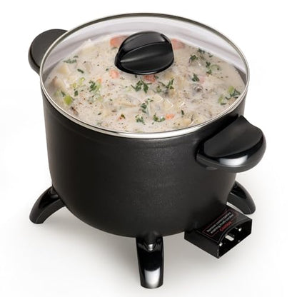 Presto 06006 Kitchen Kettle Multi-Cooker, Steamer, Deep Fryer, Black