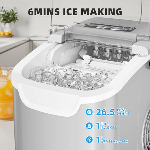 Antarctic Star Countertop Ice Maker, Portable Ice Machine