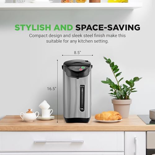 NutriChef 5.2 Qt Hot Water Dispenser with 5 Temperature Settings