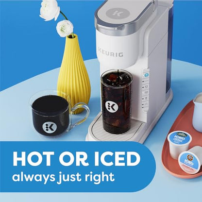 Keurig K-Iced Coffee Maker, Single Serve K-Cup Pod Iced Coffee Maker, With Hot and Cold Coffee Capabilities, Brews Any K-Cup Pod, Gray