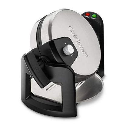 Cuisinart Round Flip Belgian Waffle Maker, 1" thick Belgian-style Waffle, WAF-F30NAS