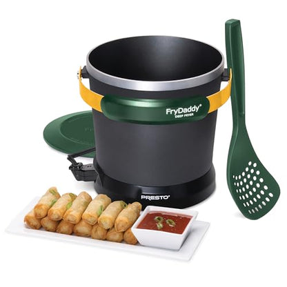 Presto 05427 FryDaddy Electric Deep Fryer, Green/Gold