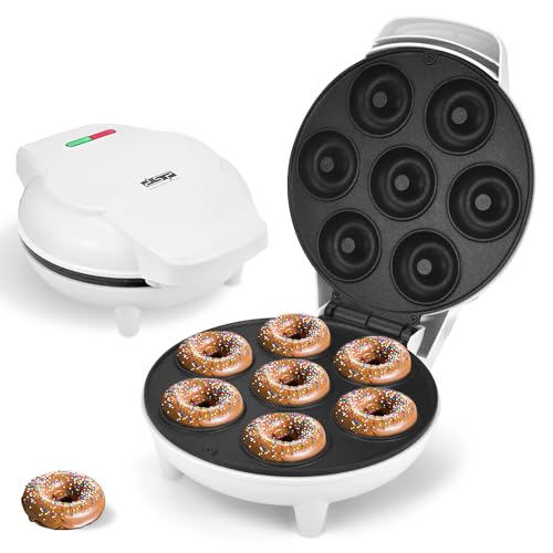 DSP Mini Donut Maker - Non-Stick, 7 Donuts, Cool-Touch