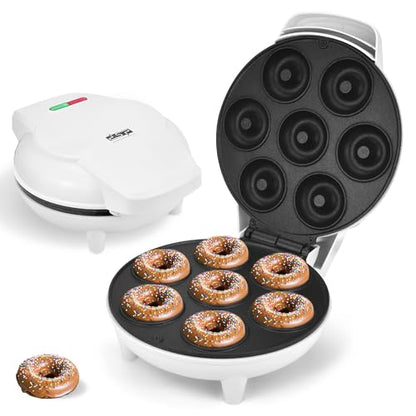 DSP Mini Donut Maker - Non-Stick, 7 Donuts, Cool-Touch