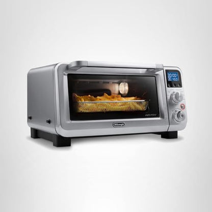 De'Longhi Digital Air Fry Convection Toaster Oven 14L Stainless Steel, Air Fry Oven, 9-in-1, Grills, Broils, Bakes, Roasts, Reheats, Keep Warm, Non-Stick, Scratch-Resistant Interior, 1800-Watts