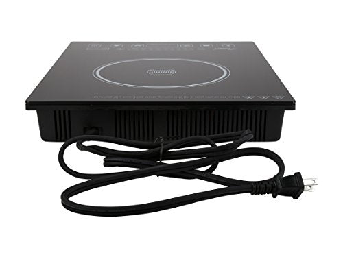 Rosewill Induction Cooker 1800 Watt, 5 Pre-Programmed Induction Cooktop, Electric Burner with Stainless Steel Pot 10" 3.5 QT 18-8, RHAI-15001