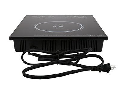 Rosewill Induction Cooker 1800 Watt, 5 Pre-Programmed Induction Cooktop, Electric Burner with Stainless Steel Pot 10" 3.5 QT 18-8, RHAI-15001