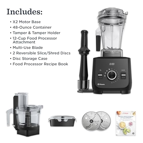 Vitamix Ascent X2 SmartPrep Kitchen System, Professional-Grade, Black