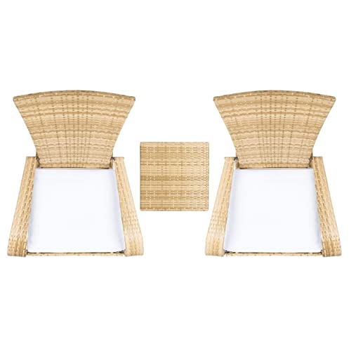 SAFAVIEH Outdoor Edna 3pc 3-Piece Patio Sectional Sofa Set, 19.7" PAT7719D