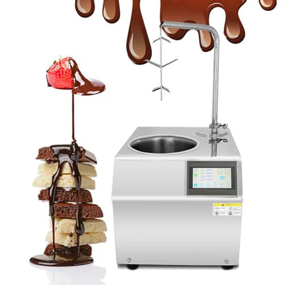 Koalalko Chocolate Fountain Machine,Chocolate Termperating Machine Chocolate Melting Machine,Chocolate Processing,Chocolate Tempering Melting Vibrating,Chocolate Melting pot perfect for Chocolate Bar