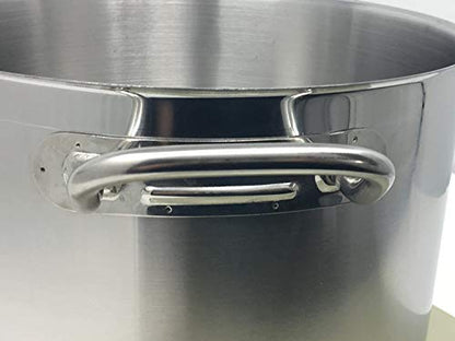 20 Qt Stainless Steel Stock Pot w/Cover