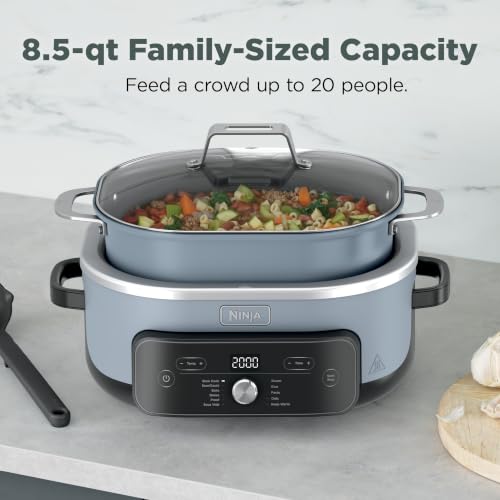 Ninja® PossibleCooker™ PRO Plus 11-in-1, 8.5-qt, Trace Blue, MC2002BL