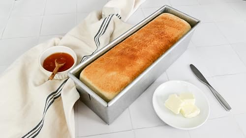 USA Pan Pullman Loaf Pan with Cover, Large w Set of 2