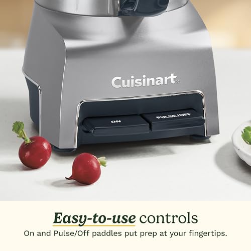 Cuisinart 5‑Cup Chop & Shred Food Processor, Compact Food Chopper, Easy‑Store Design, Silver FP-5