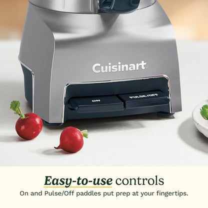 Cuisinart 5‑Cup Chop & Shred Food Processor, Compact Food Chopper, Easy‑Store Design, Silver FP-5