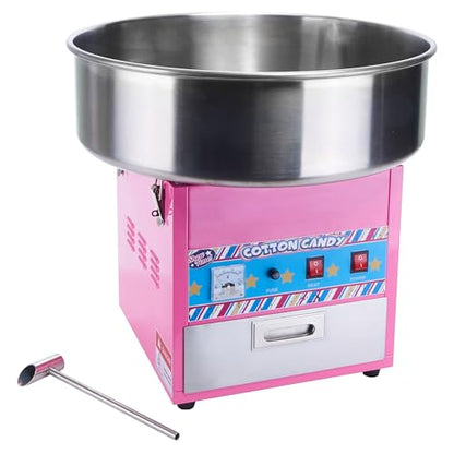 Winco Commercial-Grade Cotton Candy Machine, 1080w