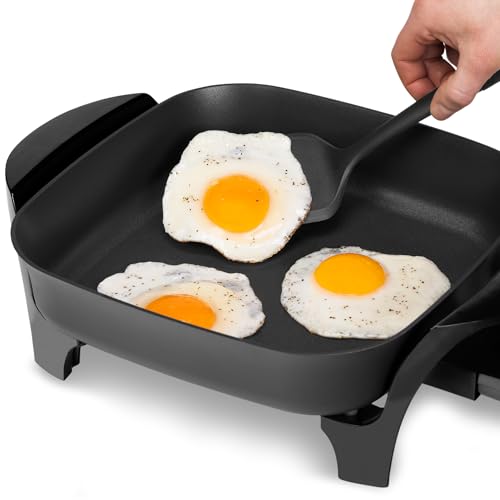 Presto 06620 11-Inch Electric Skillet,Black/White