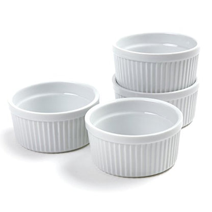 Norpro 8oz/240ml Porcelain Ramekins, Set of 4