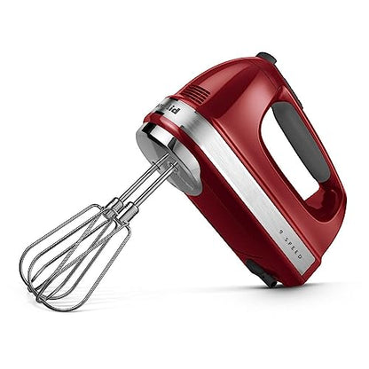 KitchenAid 9-Speed Hand Mixer with Accessories, KHM926, Empire Red