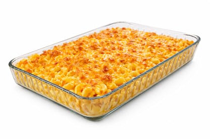 Ums 4-Qt (16" x 11" x 2") Glass Baking Dishes for Oven, Glass Oven Pan & Tray Bakeware, Borosilicate Glass Casserole Dish Cookware, Microwave & Oven-Safe Clear Bakeware