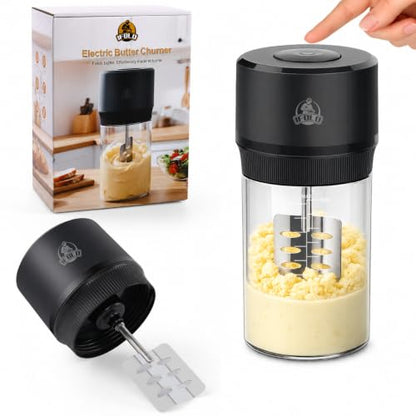 IFOLO Electric Butter Churn Maker, Clear 34oz Glass Measuring Jar