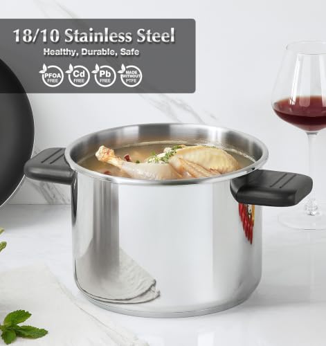 KOCH SYSTEME CS 4.2QT Stainless Steel Pressure Cooker, Olla de Presion