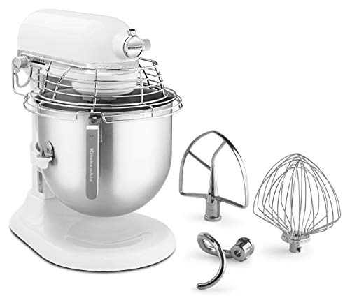 KitchenAid Commercial Series 8 Quart Bowl-Lift Stand Mixer with Stainless Steel Bowl Guard - KSMC895