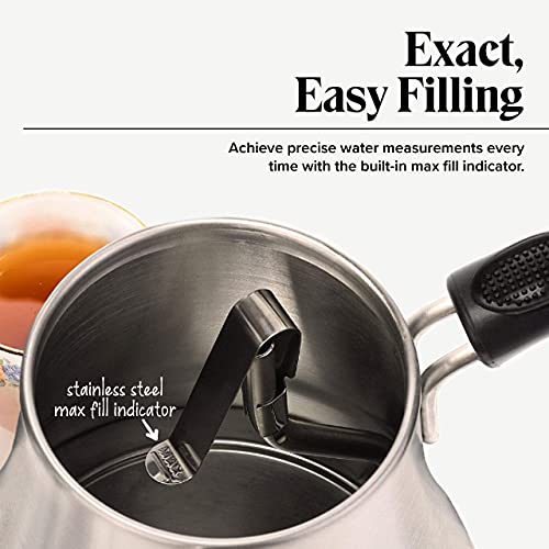 Gooseneck Electric Kettle with Temperature Control - 0.8L Stainless Steel & BPA Free Plastic - Custom Temp Presets for Teas & Coffee - Keep Warm Option