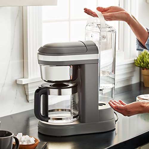 KitchenAid 12 Cup Drip Coffee Maker, Spiral Showerhead and Warming Plate