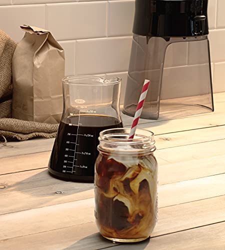 OXO Good Grips Cold Brew Coffee Maker 32 oz, Iced Coffee Maker with Carafe, Brews Cold Brew Concentrate