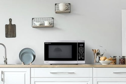 Sharp SMC1464KS 1.4 cu. ft. 1100W Stainless Steel Countertop Microwave Oven